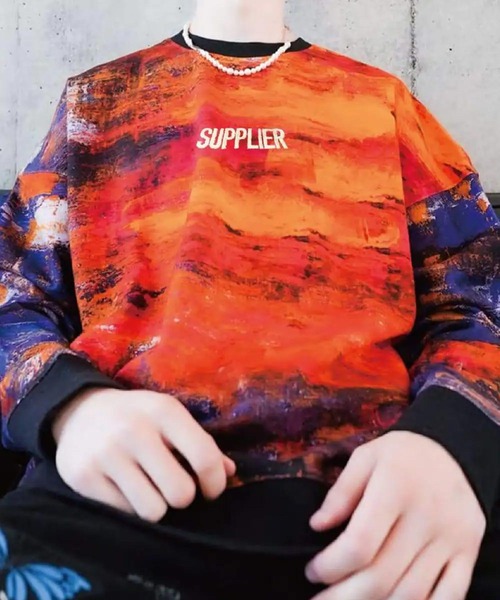 SUPPLIER PAINT CREW SWEAT / サプライヤー ペイントクルースウェット
