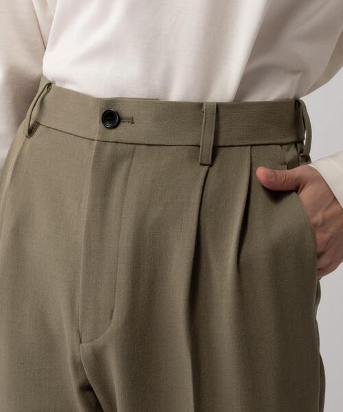 tk.TAKEO KIKUCHI(ティーケータケオキクチ)の「◆360度ストレッチワイドテーパードパンツ(その他パンツ・メンズ・ダークグリーン/ナチュラル/ブラウン系その他/ブラック/グレー/ボルドー・01/02/03/04)」の11枚目の写真