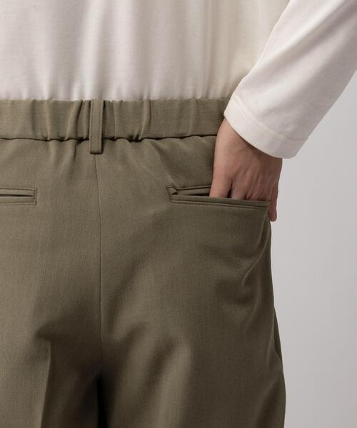 tk.TAKEO KIKUCHI(ティーケータケオキクチ)の「◆360度ストレッチワイドテーパードパンツ(その他パンツ・メンズ・ダークグリーン/ナチュラル/ブラウン系その他/ブラック/グレー/ボルドー・01/02/03/04)」の12枚目の写真
