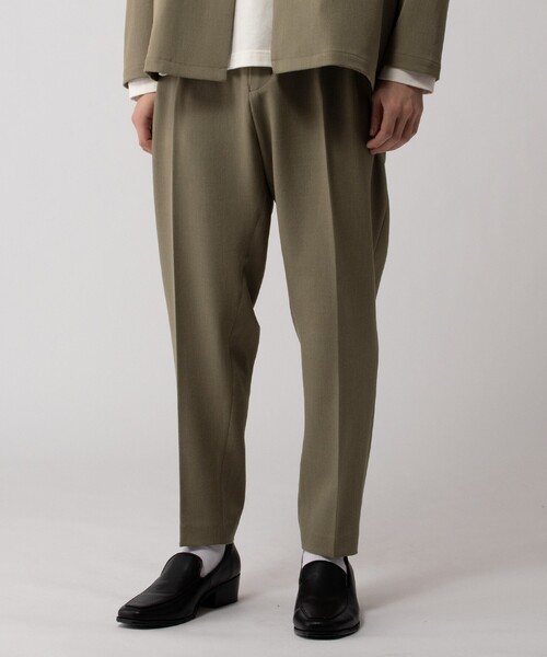 tk.TAKEO KIKUCHI(ティーケータケオキクチ)の「◆360度ストレッチワイドテーパードパンツ(その他パンツ・メンズ・ダークグリーン/ナチュラル/ブラウン系その他/ブラック/グレー/ボルドー・01/02/03/04)」の15枚目の写真