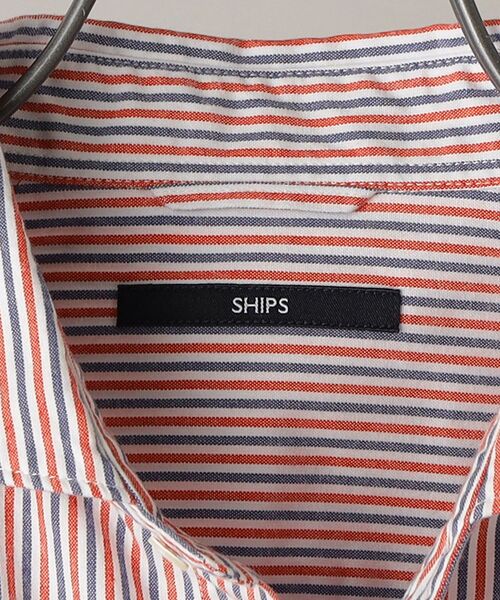 SHIPS(シップス)の「SHIPS:ブラシュド ピンオックス ストライプ セミワイド シャツ(シャツ/ブラウス・メンズ・ブラック/ネイビー/レッド・SMALL/MEDIUM/LARGE/X-LARGE)」の17枚目の写真