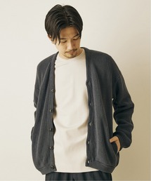 417 EDIFICE | コットンカシミヤ アゼ カーディガン(カーディガン/ボレロ)
