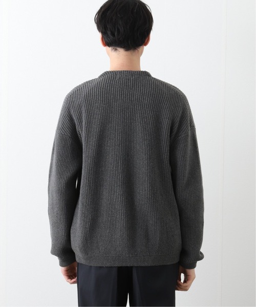 417 EDIFICE（フォーワンセブンエディフィス）の「《追加》コットンカシミヤ アゼ カーディガン（カーディガン/ボレロ・メンズ・チャコールグレー/ブラック/グレー/グリーン/チョコ・SMALL/MEDIUM/LARGE）」の14枚目の写真