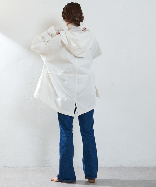 SHENERY（シーナリー）の「ショートフードモッズ（モッズコート・レディース・オフホワイト/ブラック・FREE）」の15枚目の写真