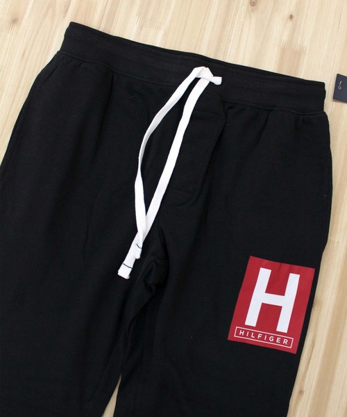 TOMMY HILFIGER（トミーヒルフィガー）の「ワンポイントロゴスウェットジョガーパンツ 09T4157（その他パンツ・メンズ・ブラック/グレー・S/M/L/XL）」の8枚目の写真