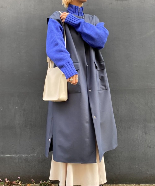 CIAOPANIC（チャオパニック）の「セットアップロングジレ（ベスト・レディース・イエロー/ブルー/アイボリー・FREE）」の11枚目の写真