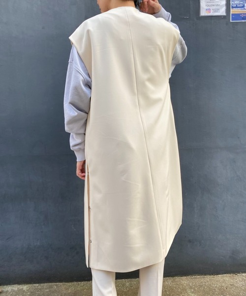 CIAOPANIC（チャオパニック）の「セットアップロングジレ（ベスト・レディース・イエロー/ブルー/アイボリー・FREE）」の16枚目の写真