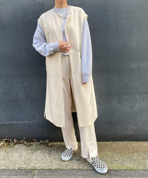 CIAOPANIC（チャオパニック）の「セットアップロングジレ（ベスト・レディース・イエロー/ブルー/アイボリー・FREE）」の13枚目の写真