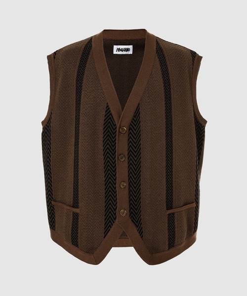 MAGLIANO(マリアーノ)の「FRANCOS VEST(Tシャツ/カットソー・メンズ・ブラウン・M)」の1枚目の写真