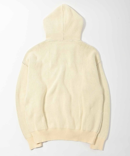 FOG ESSENTIALS(エフオージーエッセンシャルズ)の「FOG ESSENTIALS(エフオージーエッセンシャルズ) フロントロゴプルオーバーニットパーカー(パーカー・メンズ・ブラック/ベージュ/アイボリー・M/L)」の4枚目の写真