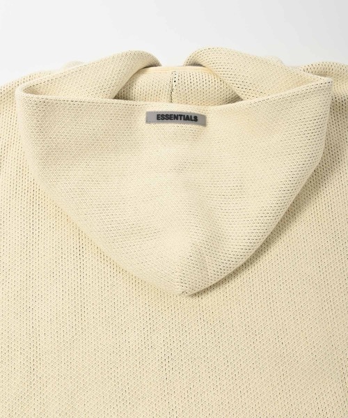 FOG ESSENTIALS(エフオージーエッセンシャルズ)の「FOG ESSENTIALS(エフオージーエッセンシャルズ) フロントロゴプルオーバーニットパーカー(パーカー・メンズ・ブラック/ベージュ/アイボリー・M/L)」の14枚目の写真