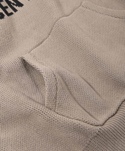 FOG ESSENTIALS(エフオージーエッセンシャルズ)の「FOG ESSENTIALS(エフオージーエッセンシャルズ) フロントロゴプルオーバーニットパーカー(パーカー・メンズ・ブラック/ベージュ/アイボリー・M/L)」の6枚目の写真