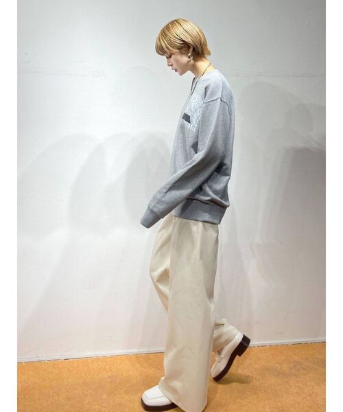 PUMA（プーマ）の「【EMODA×PUMA】アニマルパターントップス（Tシャツ/カットソー・レディース・ブラック/グレー・FREE）」の6枚目の写真