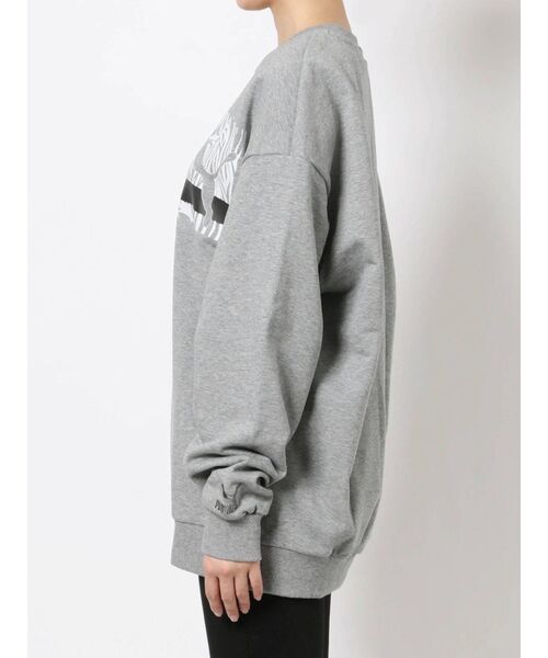 PUMA（プーマ）の「【EMODA×PUMA】アニマルパターントップス（Tシャツ/カットソー・レディース・ブラック/グレー・FREE）」の12枚目の写真