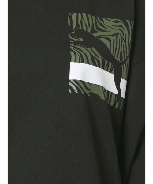 PUMA（プーマ）の「【EMODA×PUMA】アニマルパターントップス（Tシャツ/カットソー・レディース・ブラック/グレー・FREE）」の17枚目の写真