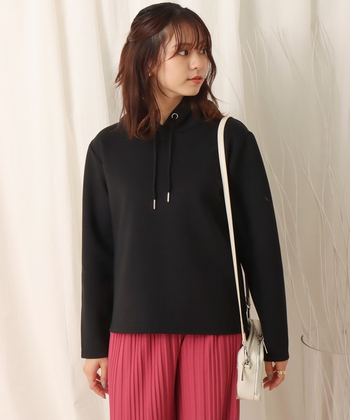 libelle more（リベル モア）の「フーディ―パーカー（パーカー・レディース・オフホワイト/グレイッシュベージュ/ピンク/ブラック・M/L）」の10枚目の写真