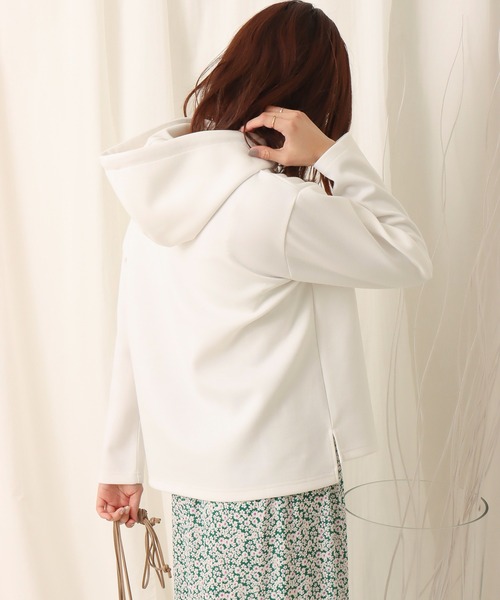 libelle more（リベル モア）の「フーディ―パーカー（パーカー・レディース・オフホワイト/グレイッシュベージュ/ピンク/ブラック・M/L）」の17枚目の写真