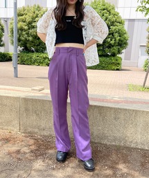 PairPair | カラーフレアパンツ(スラックス)