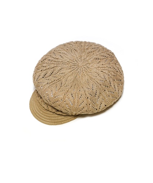 Iroquois（イロコイ）の「EYELET CASQUETTE（キャスケット・メンズ・ブルー/ベージュ/ブラック・FREE）」の12枚目の写真