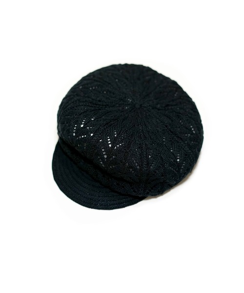 Iroquois（イロコイ）の「EYELET CASQUETTE（キャスケット・メンズ・ブルー/ベージュ/ブラック・FREE）」の9枚目の写真