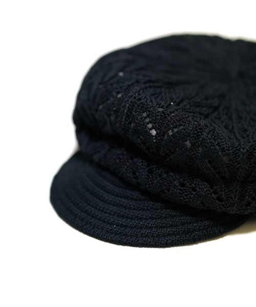 Iroquois（イロコイ）の「EYELET CASQUETTE（キャスケット・メンズ・ブルー/ベージュ/ブラック・FREE）」の10枚目の写真