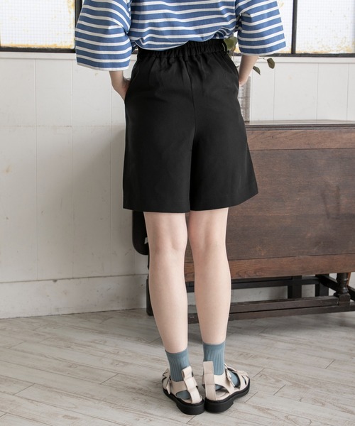 RETRO GIRL(レトロガール)の「タックバミューダパンツ(その他パンツ・レディース・グリーン/オフホワイト/ブラウン系その他/ブラック・FREE)」の14枚目の写真