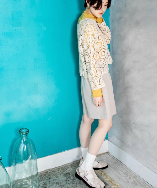 RETRO GIRL(レトロガール)の「タックバミューダパンツ(その他パンツ・レディース・グリーン/オフホワイト/ブラウン系その他/ブラック・FREE)」の19枚目の写真