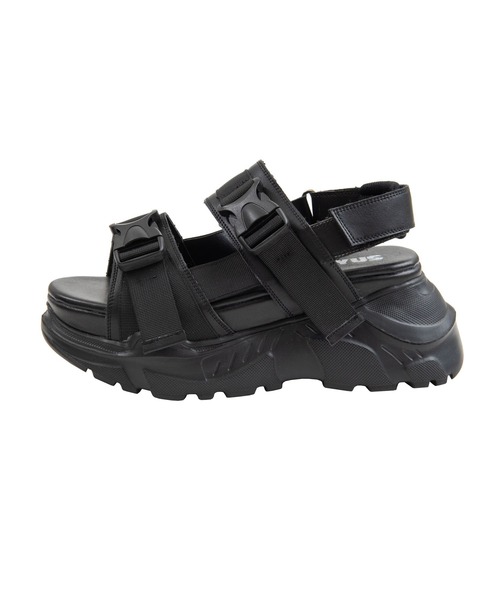 PUNYUS(プニュズ)の「プラットフォームスポーツサンダル(サンダル・レディース・ブラック・1/2/3/4)」の7枚目の写真