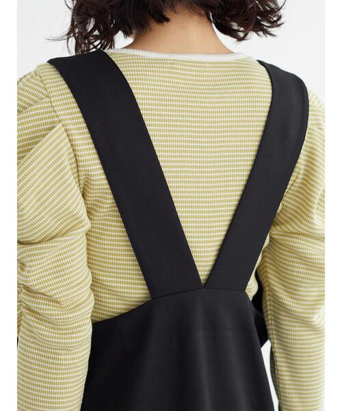 Green Parks(グリーンパークス)の「・ELENCARE DUE フロントボタンジャンスカ(ワンピース・レディース・ブラック/オレンジ/ライトカーキ・FREE)」の5枚目の写真