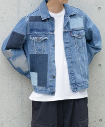 Levi's パッチワークデニムジャケット 中古・古着通販】LEVI'S (リーバイス) パッチワークデニム