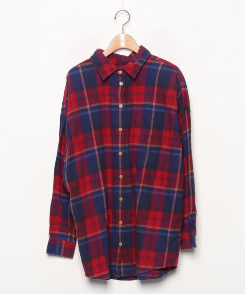 セール ブランド古着 チェック柄長袖ブラウス シャツ ブラウス Ungrid アングリッド のファッション通販 Zozoused