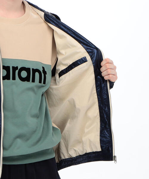 Isabel Marant RICHAOH ナイロンフーディジャケット ブルー Isabel Marant RICHAOH ナイロンフーディジャケット ブルー Isabel