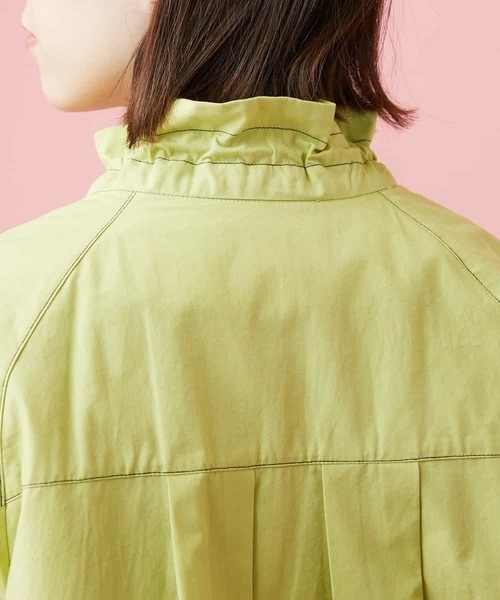 Jocomomola(ホコモモラ)の「Puntada タイプライタージャケット(ブルゾン・レディース・ベージュ/ミント・40)」の18枚目の写真