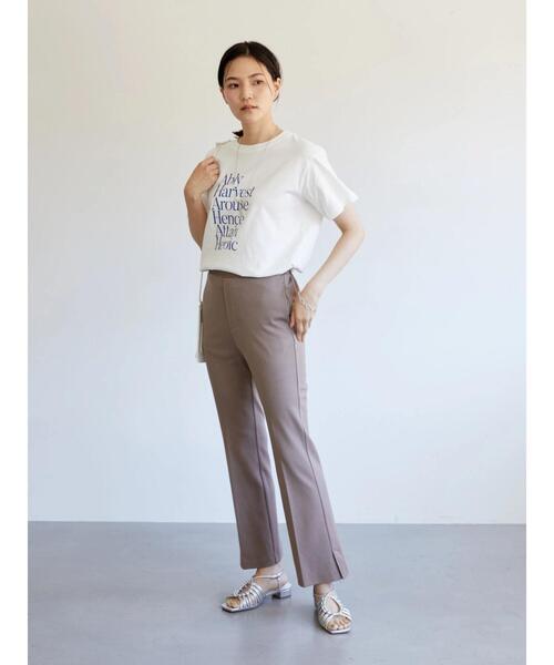 AMERICAN HOLIC（アメリカンホリック）の「美・美・美 ポンチ細見えパンツ（その他パンツ・レディース・ブラック/サックスブルー/モカ/ミント/グレイッシュベージュ/ピンク・XS/M/S/L）」の12枚目の写真