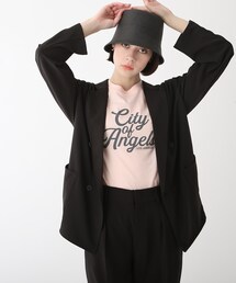 OPAQUE.CLIP | ハイストレッチツイル ダブルブレストジャケット【UNISEX】(テーラードジャケット)