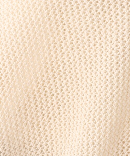 OPAQUE.CLIP(オペークドットクリップ)の「◆透かし編み Vカーディガン(カーディガン/ボレロ・レディース・ブラック/オフホワイト/ブルー/オレンジ系その他5・00)」の16枚目の写真