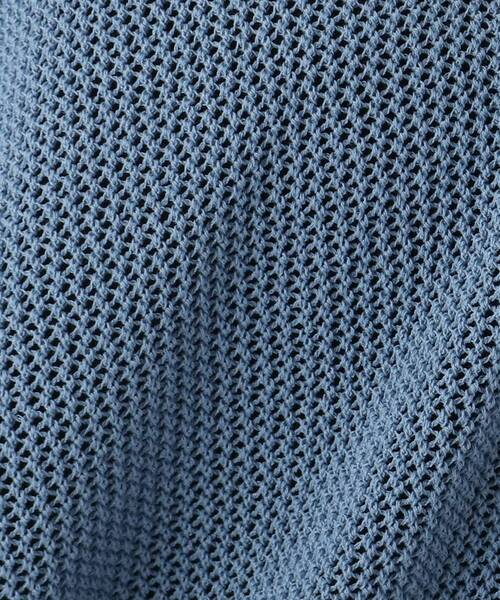 OPAQUE.CLIP(オペークドットクリップ)の「◆透かし編み Vカーディガン(カーディガン/ボレロ・レディース・ブラック/オフホワイト/ブルー/オレンジ系その他5・00)」の11枚目の写真