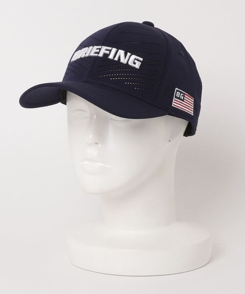 BRIEFING(ブリーフィング)の「【ブリーフィングゴルフ】MENS PUNCHING CAP/メンズパンチングキャップ(キャップ・メンズ・グレー/ブラック/ネイビー/ホワイト・FREE)」の4枚目の写真