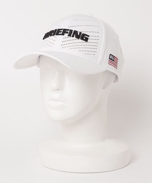 BRIEFING(ブリーフィング)の「【ブリーフィングゴルフ】MENS PUNCHING CAP/メンズパンチングキャップ(キャップ・メンズ・グレー/ブラック/ネイビー/ホワイト・FREE)」の2枚目の写真