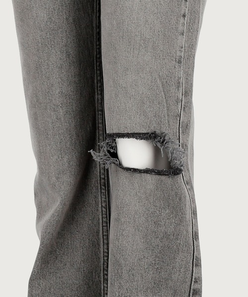 gina tricot（ジーナトリコ）の「Full length flare jeans（デニムパンツ・レディース・ブラック/ブルー・38/36/34/32）」の5枚目の写真