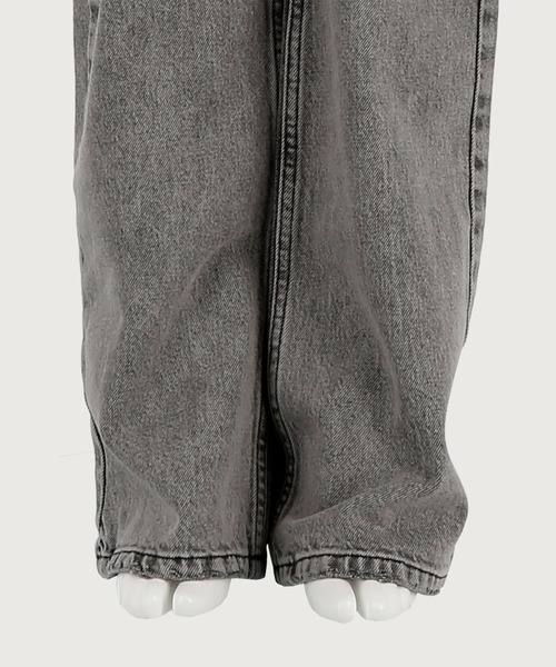 gina tricot（ジーナトリコ）の「Full length flare jeans（デニムパンツ・レディース・ブラック/ブルー・38/36/34/32）」の6枚目の写真