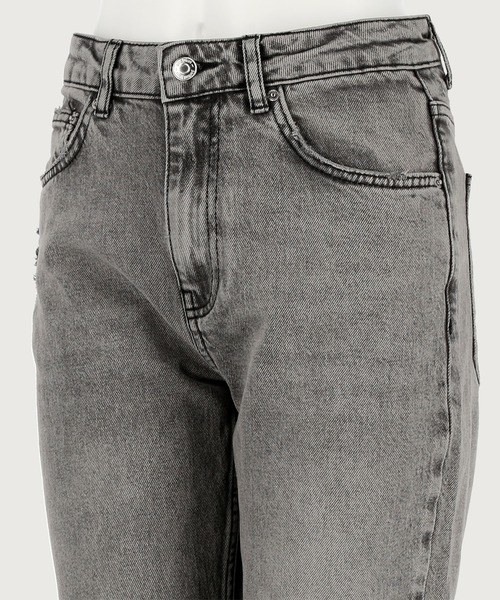 gina tricot（ジーナトリコ）の「Full length flare jeans（デニムパンツ・レディース・ブラック/ブルー・38/36/34/32）」の3枚目の写真