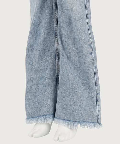 gina tricot（ジーナトリコ）の「Full length flare jeans（デニムパンツ・レディース・ブラック/ブルー・38/36/34/32）」の18枚目の写真