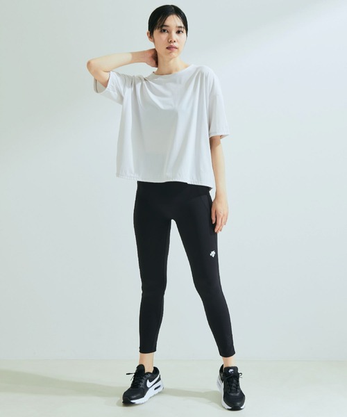 DESCENTE（デサント）の「【NERGY×DESCENTE】ビッグシルエットTシャツ（Tシャツ/カットソー・レディース・ライトグレー/ブラック・FREE）」の5枚目の写真