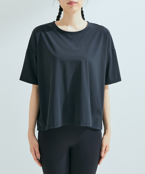 DESCENTE（デサント）の「【NERGY×DESCENTE】ビッグシルエットTシャツ（Tシャツ/カットソー・レディース・ライトグレー/ブラック・FREE）」の8枚目の写真