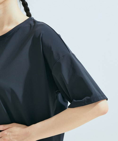 DESCENTE（デサント）の「【NERGY×DESCENTE】ビッグシルエットTシャツ（Tシャツ/カットソー・レディース・ライトグレー/ブラック・FREE）」の14枚目の写真