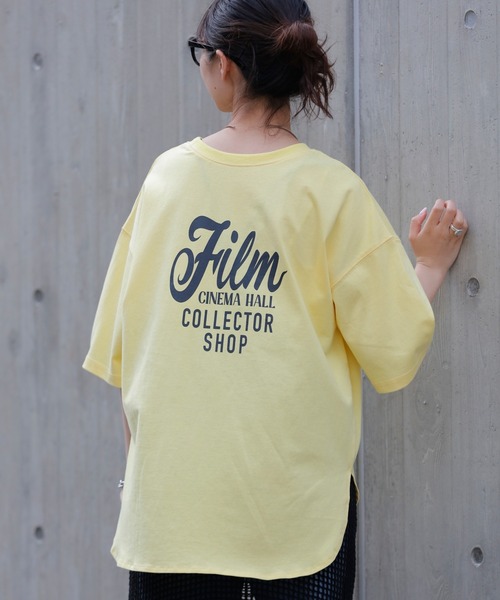 CIAOPANIC TYPY（チャオパニックティピー）の「USAコットンアソートプリントTee（Tシャツ/カットソー・レディース・ホワイト/ピンク/イエロー/チャコールグレー・ONE SIZE）」の3枚目の写真