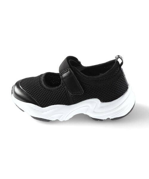 BRANSHES(ブランシェス)の「メッシュシューズ(スニーカー・キッズ・ブラック/ラベンダー・15.0cm/16.0cm/17.0cm/18.0cm/19.0cm/20.0cm/21.0cm)」の12枚目の写真