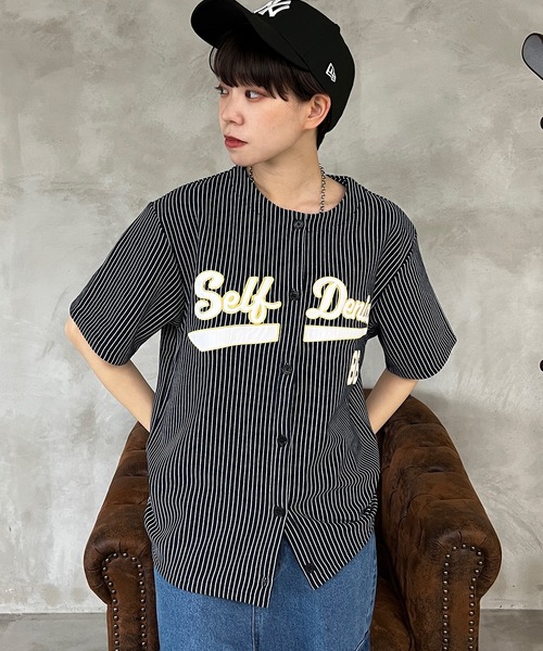 kutir(クティール)の「ベースボールスウェットT(Tシャツ/カットソー・レディース・ネイビー/オフホワイト/イエロー・FREE)」の14枚目の写真