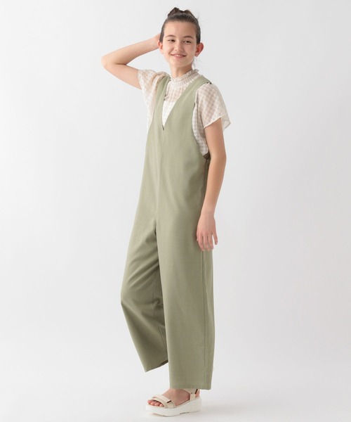 GLOBAL WORK(グローバルワーク)の「シアーギンガムブラウス/AND YUA ANY/281236(シャツ/ブラウス・キッズ・ブラック/オフホワイト/ライトブルー・150cm/160cm)」の20枚目の写真